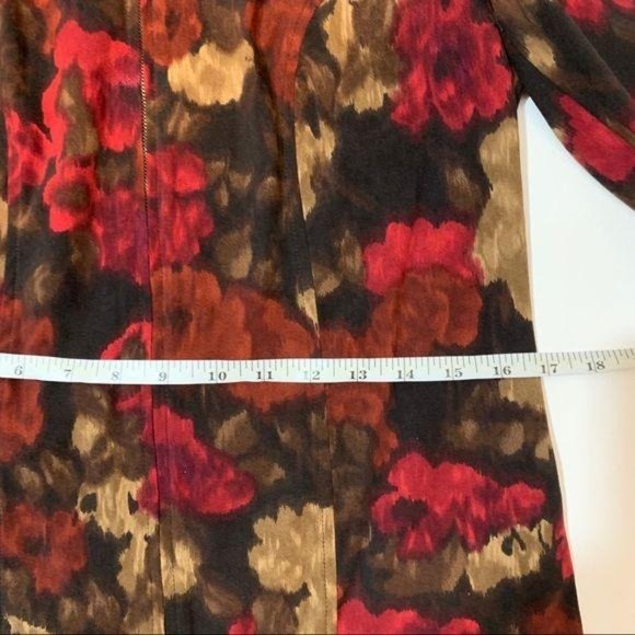 Elementz Floral Zip Up Jacket - Picture 4 of 8